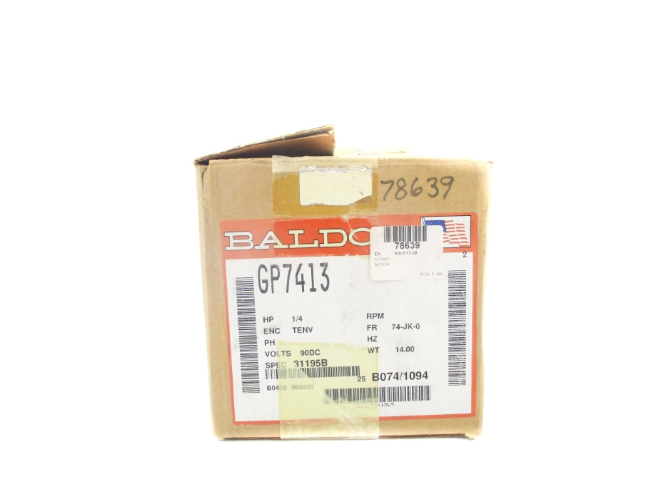 BALDOR GP7413 NSMP