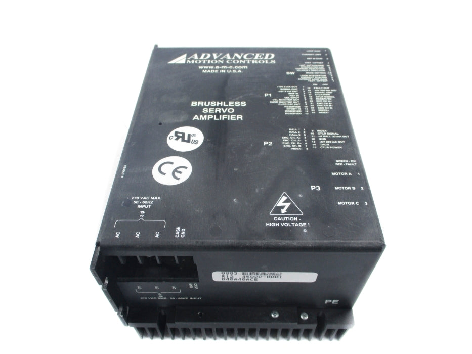 ADVANCED MOTION CONTROLS B40A40ACE UNMP