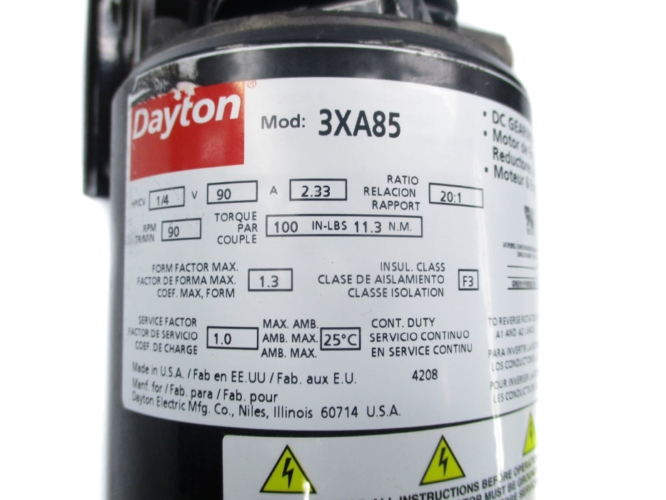 DAYTON 3XA85 NSNP