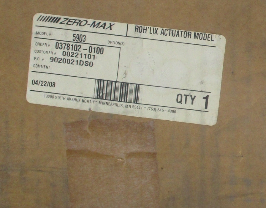 ZERO-MAX 5903 NSMP