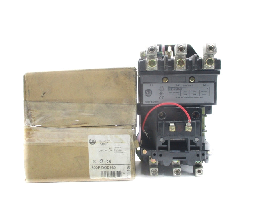ALLEN BRADLEY 500F-DOD930 SER. A 120V (BR/WH) NSMP