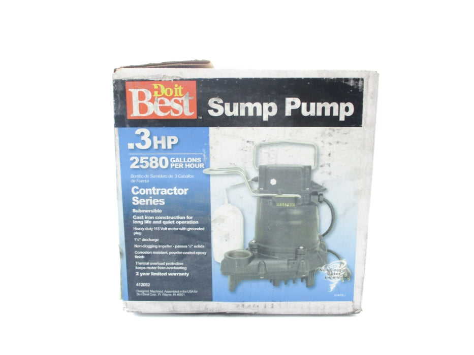 DO IT BEST SUMP PUMP 412082 NSMP
