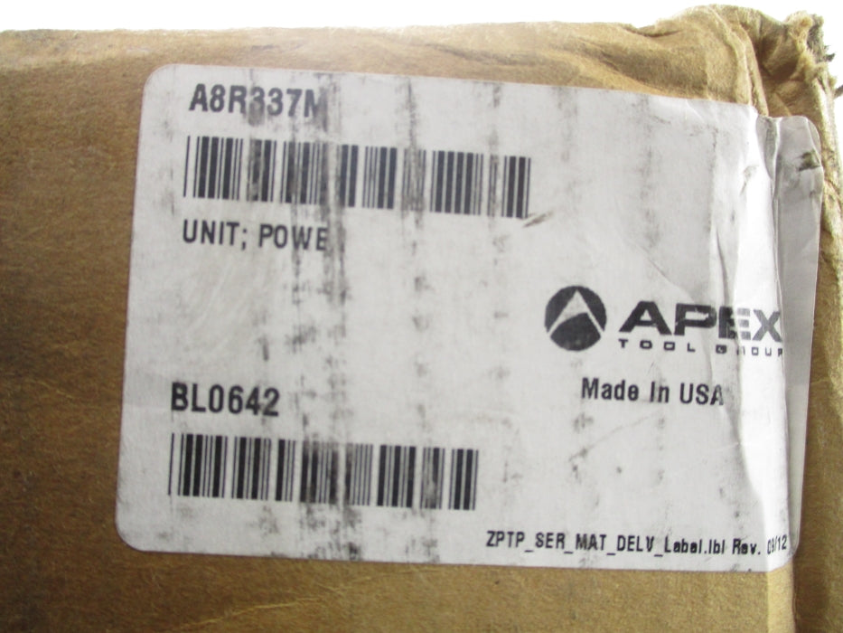 APEX A8R337M NSFS