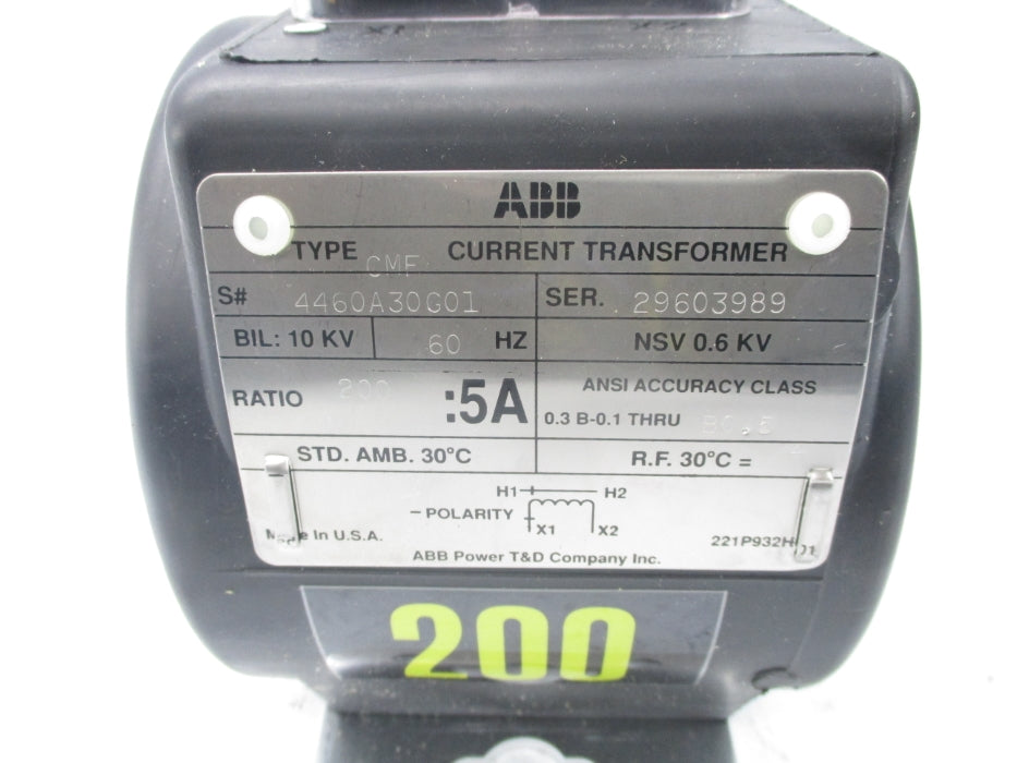 ABB CMF 4460A30G01 0.6KV NSNP