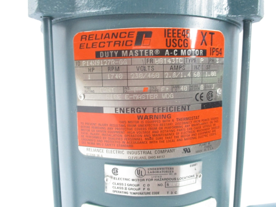 RELIANCE ELECTRIC P14X9127R-GG UNMP