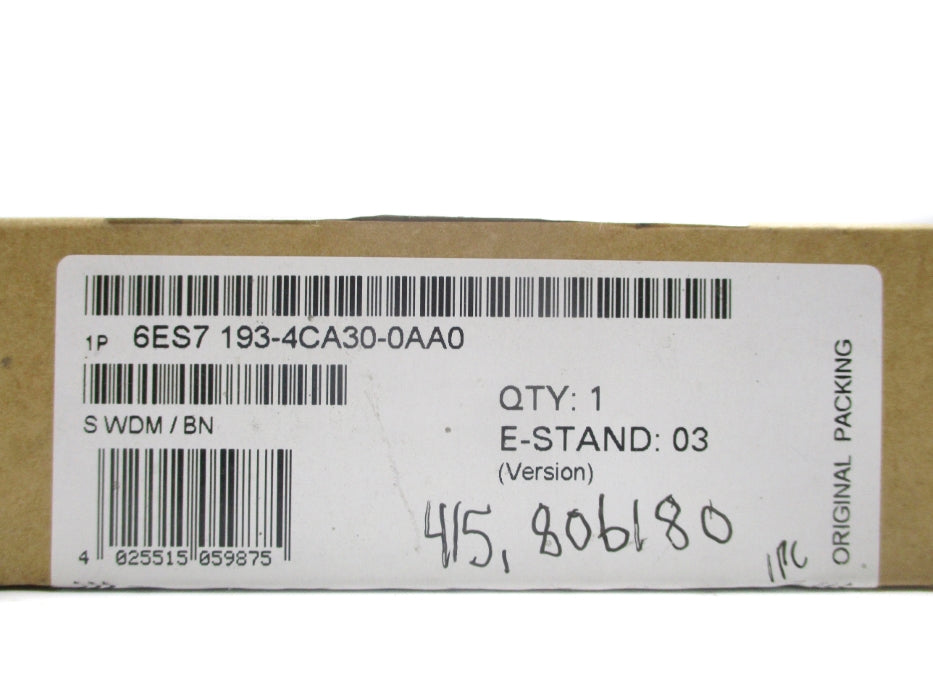 SIEMENS 6ES7193-4CA30-0AA0 NSFS