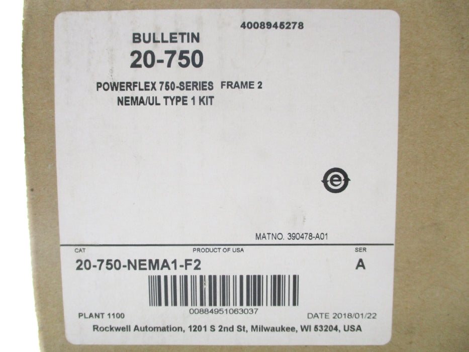 ALLEN BRADLEY 20-750-NEMA1-F2 SER. A NSFS