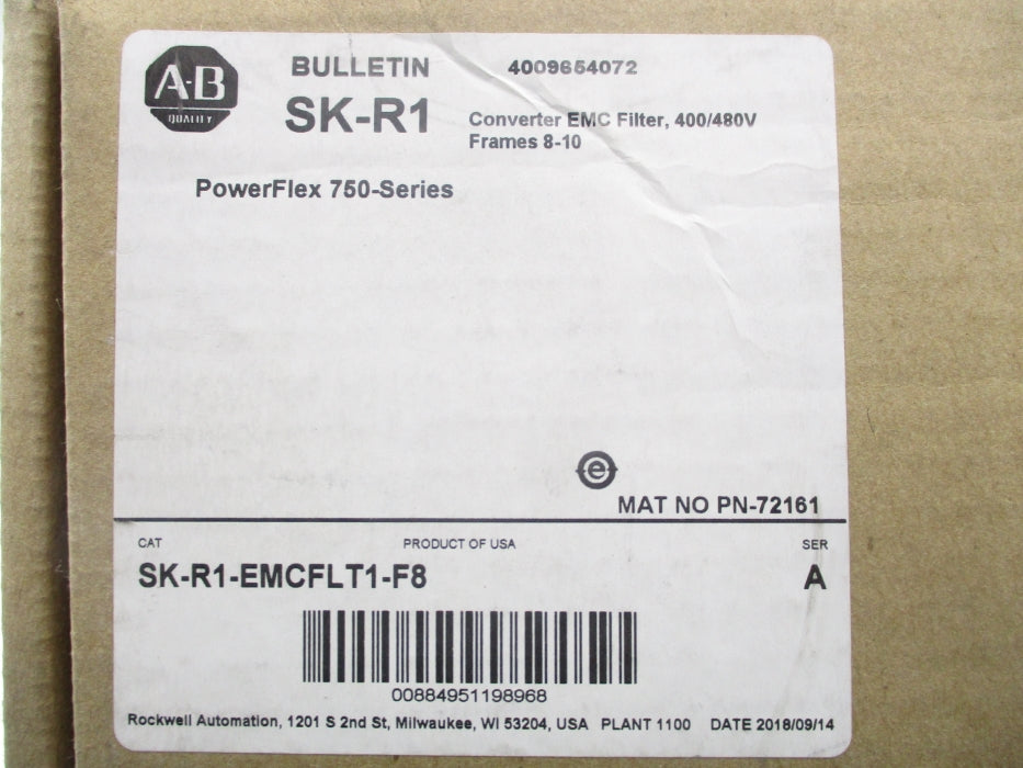 INDUSTRIAL SPARE PART SK-R1-EMCFLT1-F8 SER. A (BR/WH) NSFS