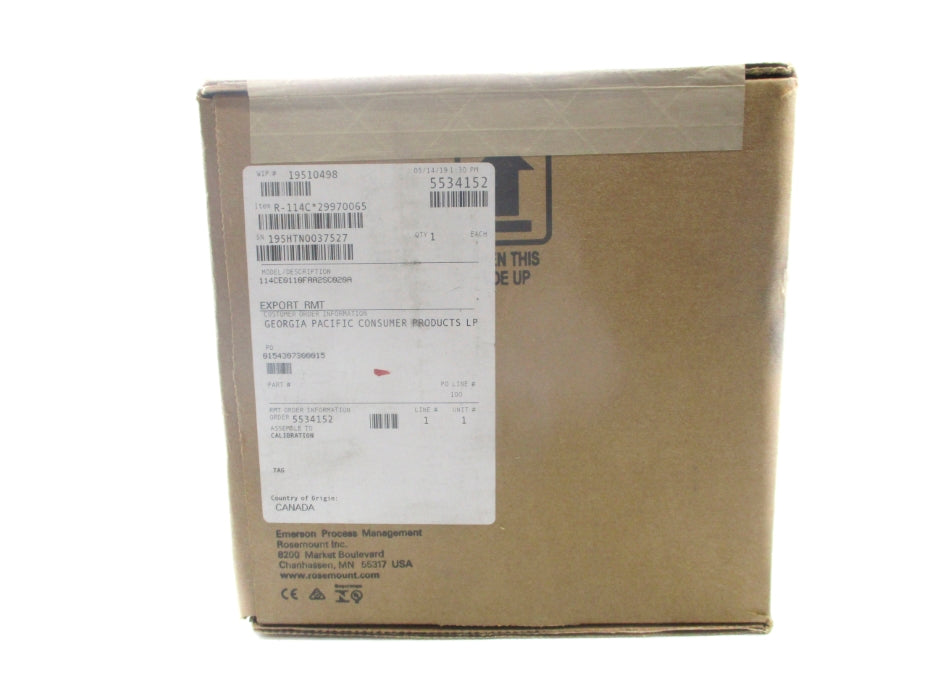 ROSEMOUNT 114CE0110FAA2SC020A NSFS