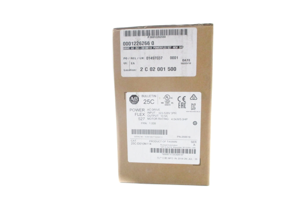 ALLEN BRADLEY 25C-D010N114 SER. A F/W 1.008 NSMP