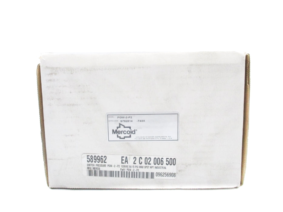 MERCOID PGW-2-P2 440VAC 6A NSMP