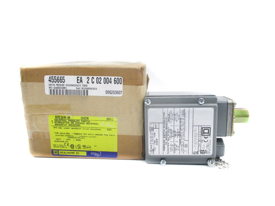 SQUARE D 9012GAW26 SER. C 5-250PSIG NSMP