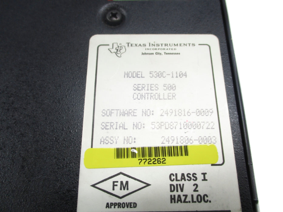 TEXAS INSTRUMENTS 530C-1104 SER. 500 UNMP