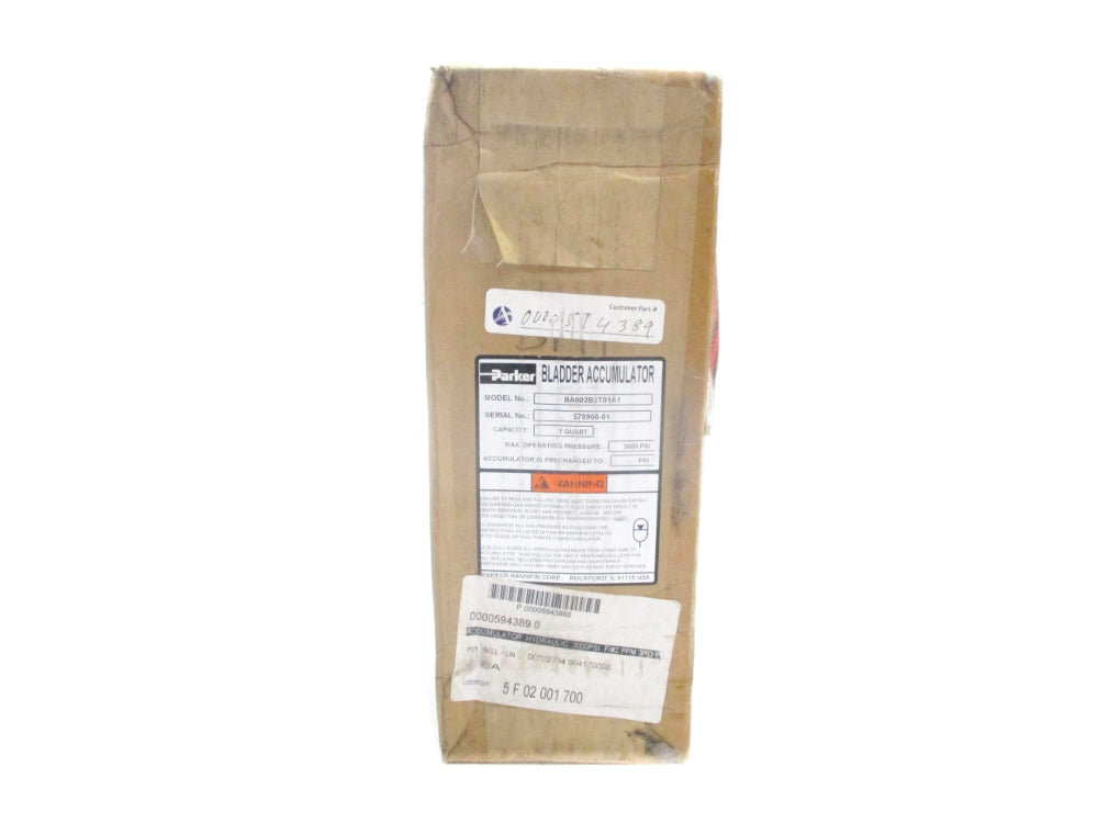 PARKER BA002B3T01A1 3000PSI NSFS