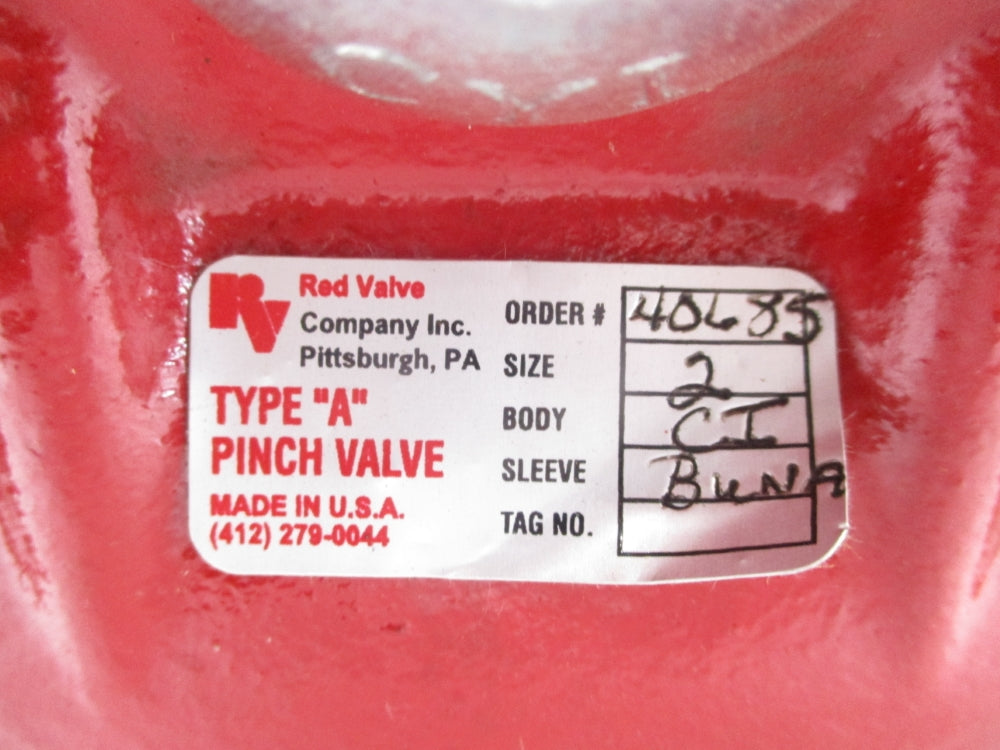 RED VALVE TYPE A 40685 NSNP