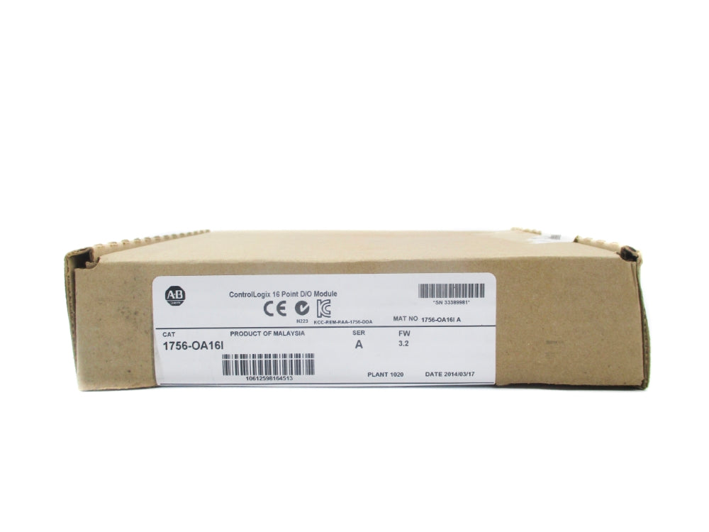 ALLEN BRADLEY 1756-OA16I SER. A F/W 3.2 DATE: 2014 NSFS