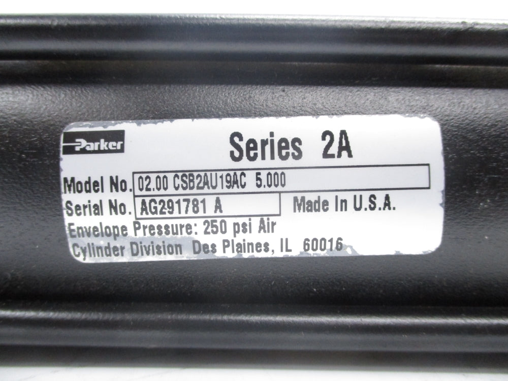 PARKER 02.00CSB2AU19AC5.000 250PSI NSNP
