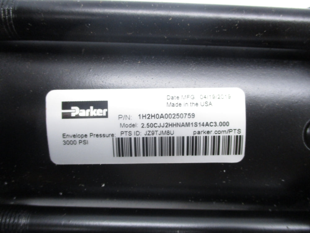 PARKER 2.50CJJ2HHNAM1S14AC3.000 1H2H0A00250759 3000PSI NSNP