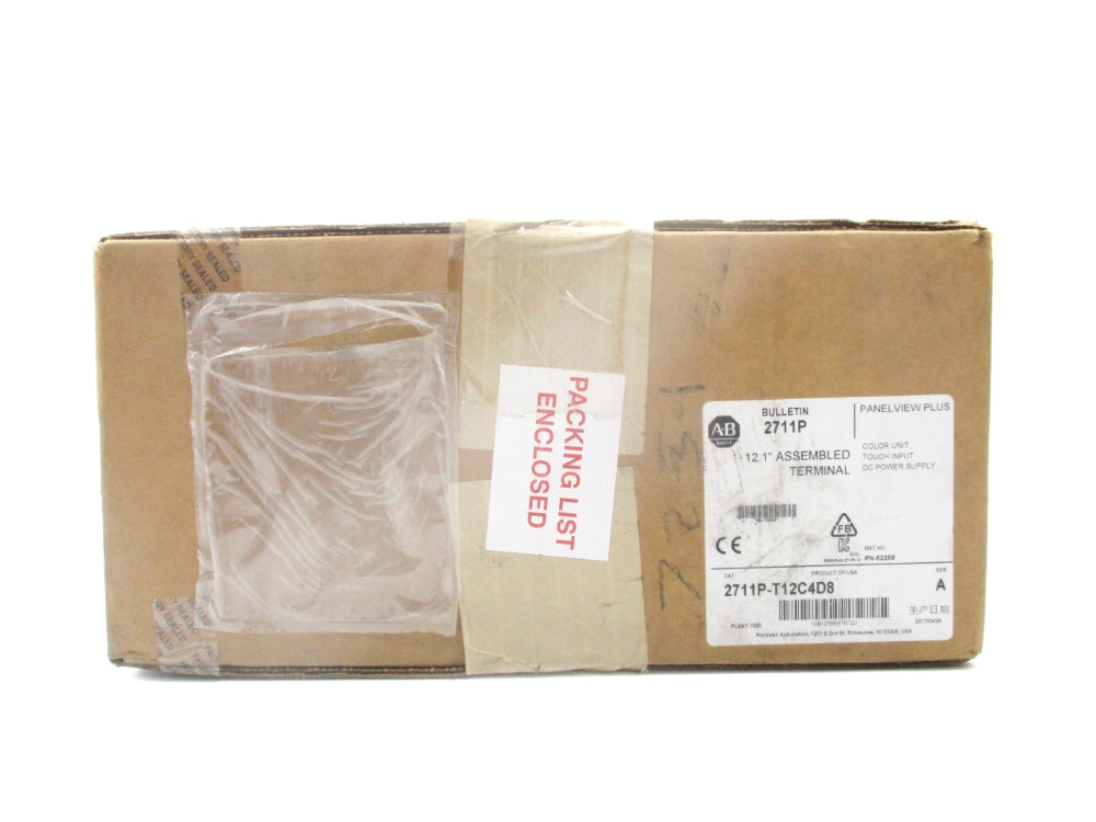 ALLEN BRADLEY 2711P-T12C4D8 SER. A DATE: 2017 NSFS