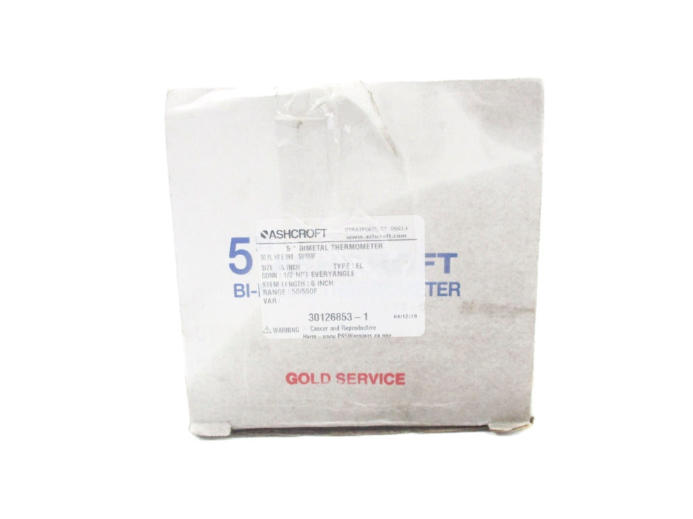 ASHCROFT 50EL60E06050/550F NSMP