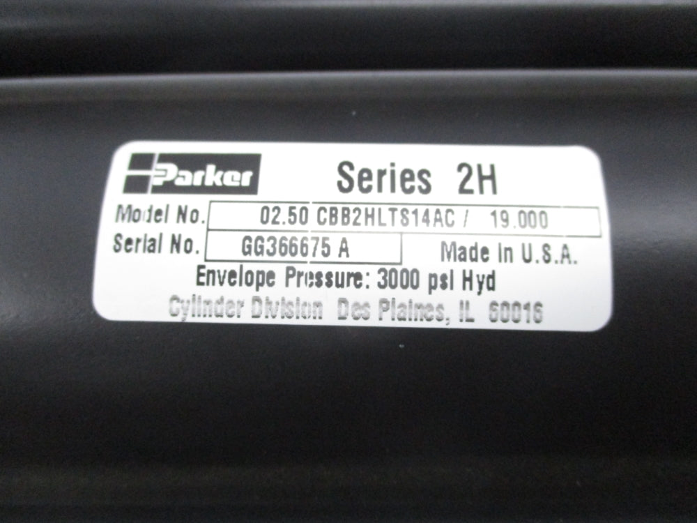 PARKER 02.50CBB2HLTS14AC/19.000 3000PSI NSNP