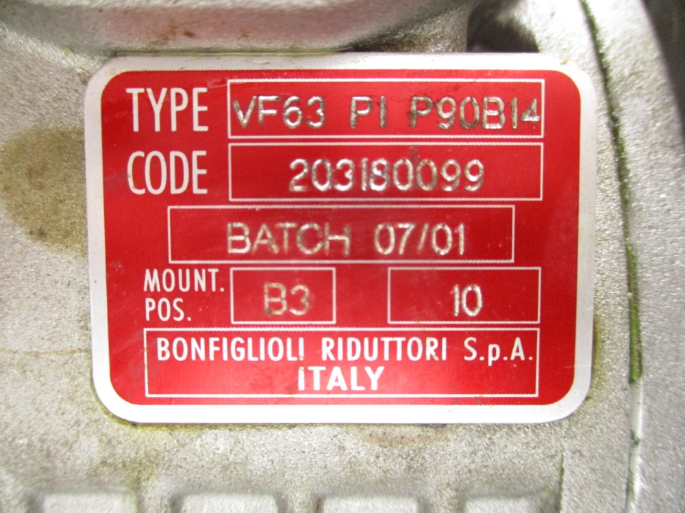 BONFIGLIOLI VF63PIP90B14 UNMP