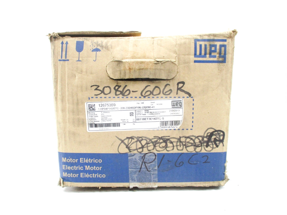 WEG 00118ET3E143TC-S NSMP