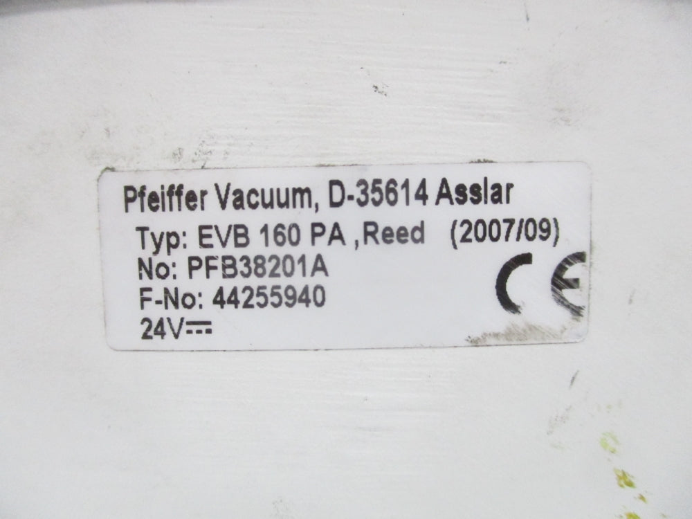 PFEIFFER VACUUM EVB160PA PFB38201A UNMP