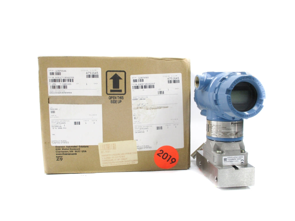 ROSEMOUNT 3051CG5A02A1AS5E5M5Q4 2000PSI NSMP