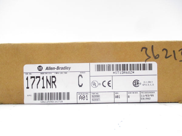 ALLEN BRADLEY 1771-NR SER. C F/W A DATE: 1999 NSFS