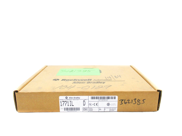 ALLEN BRADLEY 1771-IL SER. D F/W B DATE: 1999 NSFS