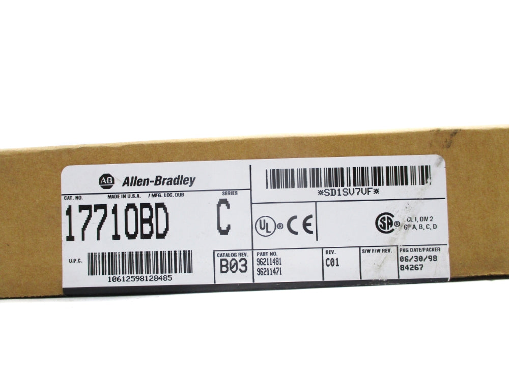 ALLEN BRADLEY 1771OBD SER. C DATE: 1998 NSFS