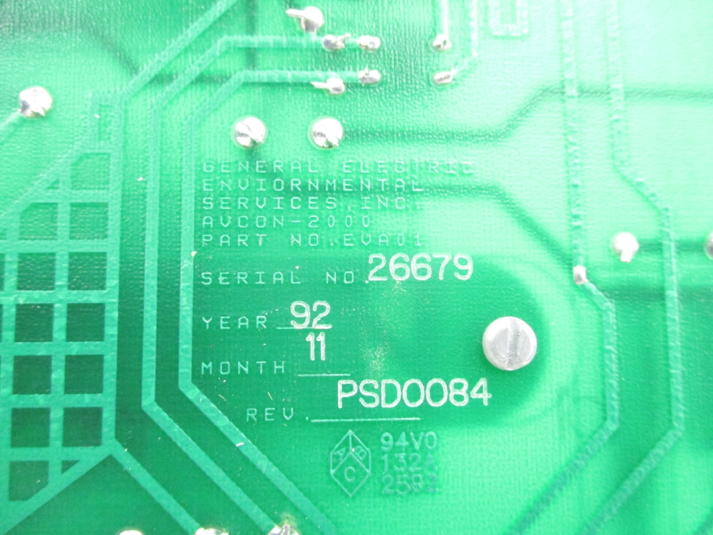 GENERAL ELECTRIC AVCON-2000 EVA01 REV. PSD0084 UNMP