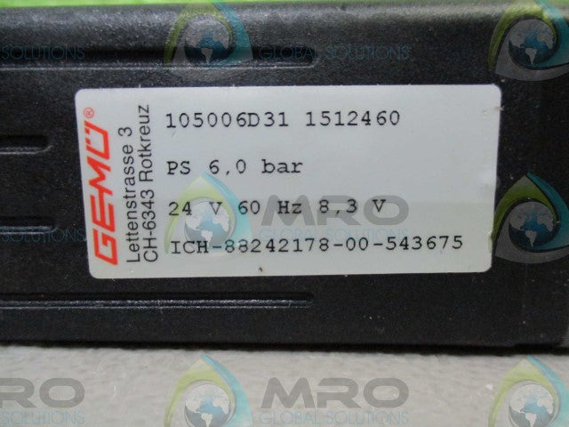 GEMU ICH-88242178-00-543675 VALVE *NEW NO BOX*