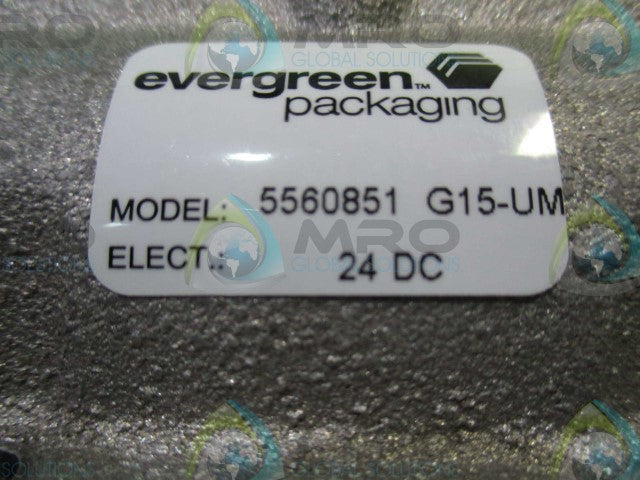 EVERGREEN PACKAGING 5560851 G15-UM BASE MOUNTED ALUMINUM VALVE *NEW NO BOX*