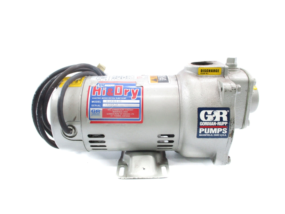 GORMAN RUPP 811/4B3E1/3 NSNP