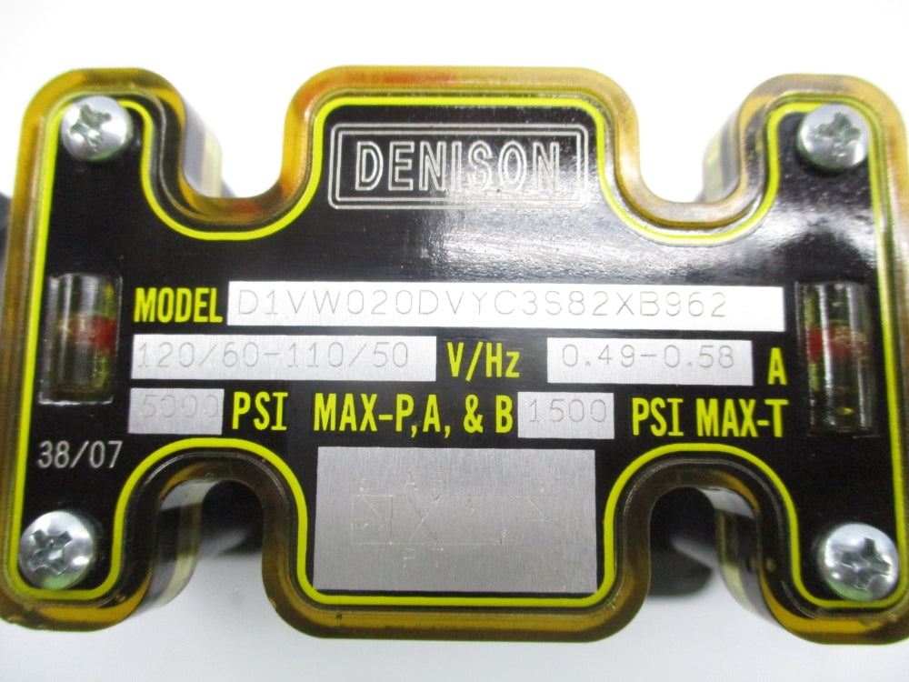 DENISON D1VW020DVYC3S82XB962 120V 5000PSI NSNP
