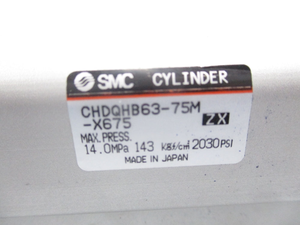 SMC CHDQHB63-75M-X675 2030PSI NSNP