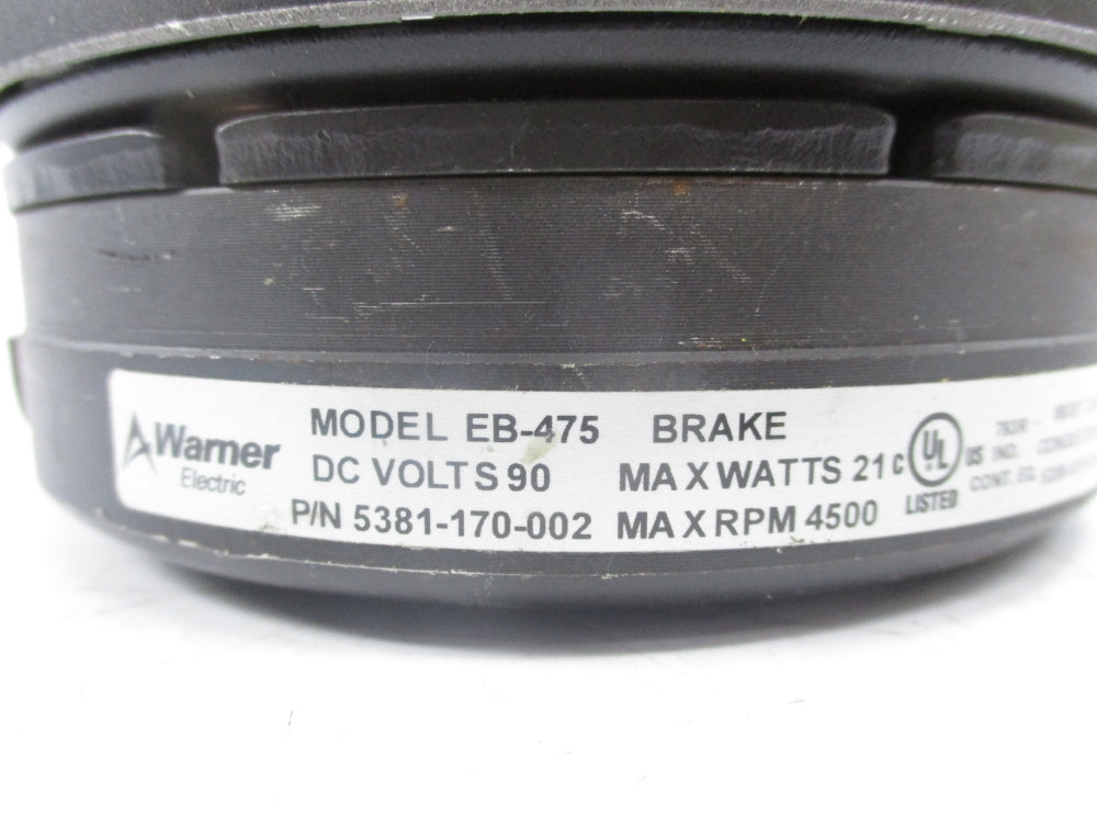 WARNER ELECTRIC 5381-170-002 (AS PICTURED) NSNP