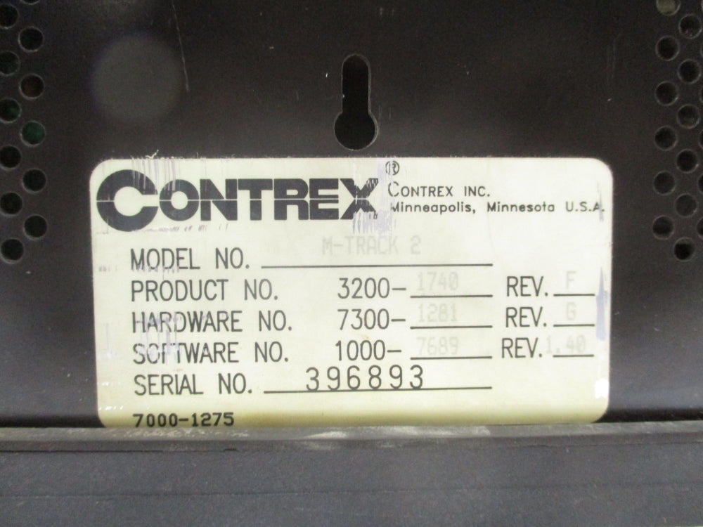 CONTREX M-TRACK2 3200-1740 115/230VAC 0.25A REV. F UNMP