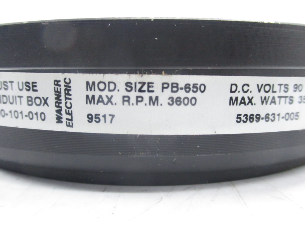 WARNER ELECTRIC PB-650 5369-631-005 NSNP