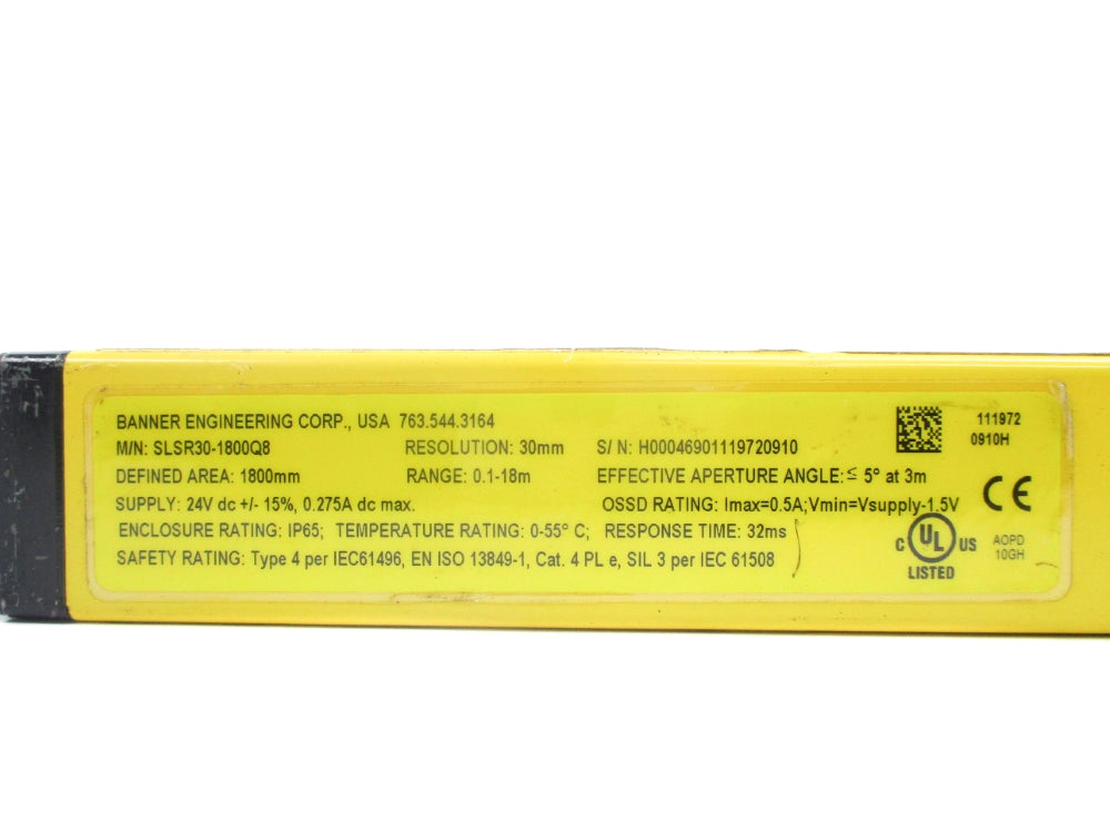 BANNER ENGINEERING SLSR30-1800Q8 71259 NSNP