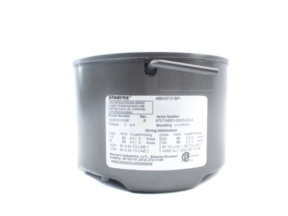STEARNS 48BK6101BP 104816101BP NSNP