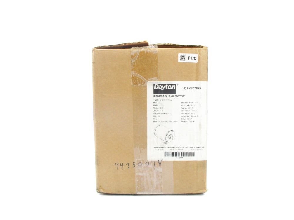 DAYTON 6K807BG NSMP