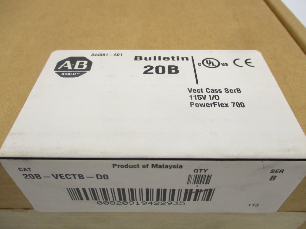 ALLEN BRADLEY 20B-VECTB-D0 SER. B NSFS