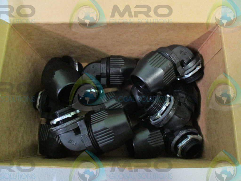 LOT OF 9 THOMAS & BETTS LT975P 3/4" 90 DEGREE BULLETIN NON-METALLIC CONDUCT FITTINGS *NEW IN BOX*