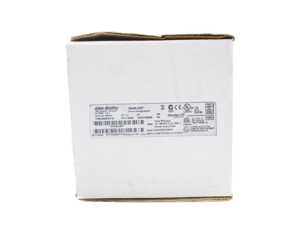 ALLEN BRADLEY 1783-EMS08T/B 12-48VDC NSMP