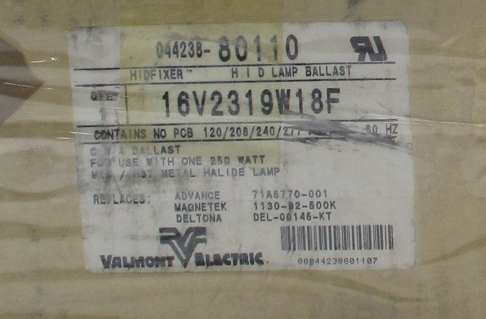 VALMONT ELECTRIC 16V2319W18F NSMP