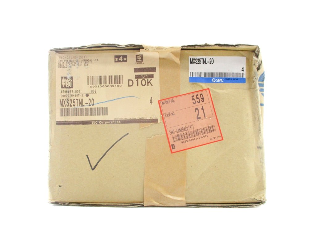 SMC MXS25TNL-20 (PKG OF 4) NSFS