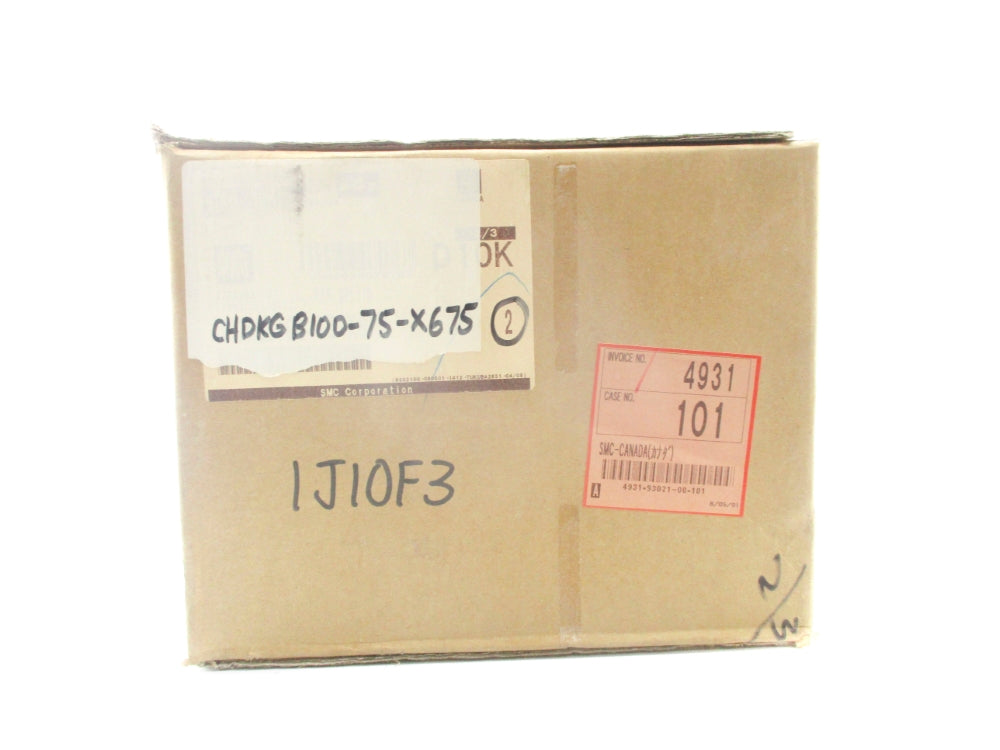 SMC CHDKGB100-75-X675 (PKG OF 2) NSFS